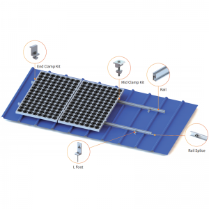 L Foot – SF Metal Roof Solar Photovoltaic Mounting