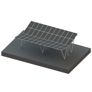 Carport solaire d'aluminium SF