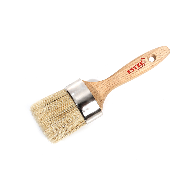 Chalk Paint Wax Brush with 100% Natural Bristles Wood Handle for Intricate Textures Featured Image