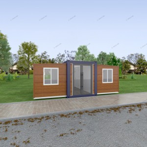 Shtëpi të personalizuara me kontejnerë Shtëpi me kontejnerë të parafabrikuara luksoze 20 ft.