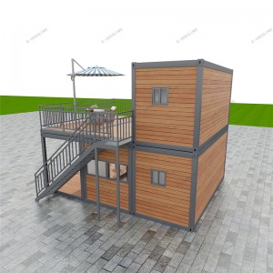 E Rekoang ka ho Fetisisa Ka ho Fetisisa Sekontiri sa Galvanized Modular Prefab Standard Living Container House