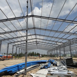 Low Prices Modern Prefabricated High Surge Building Steel Structure Workshop Warehouse With Hangar