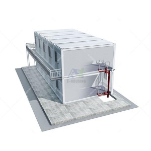 Nije 20ft Eco Modular Cabin Maklik bouwe Prefabricearre útnimbere libbene EPS sandwich paniel Container Hûs te keap