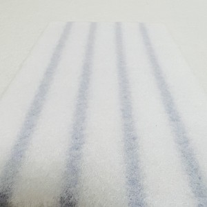 Kapabilitas Super Dekontaminasi Rumah Tangga Disposable Microfiber Floor Cleaning Mop Pads Kanthi Blue Stripe