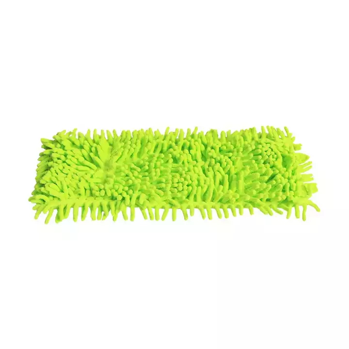Microfiber Chenille فليٽ فرش جي صفائي Mop Pads کيسي سان