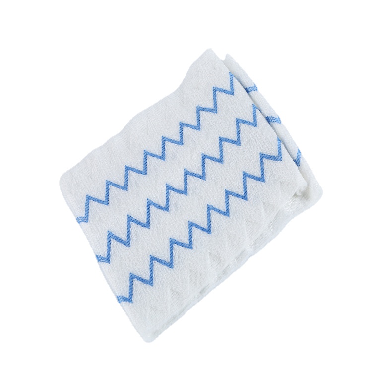 Esun 30X30Cm Blue Lines Customizable Size Disposable Microfiber mop pads