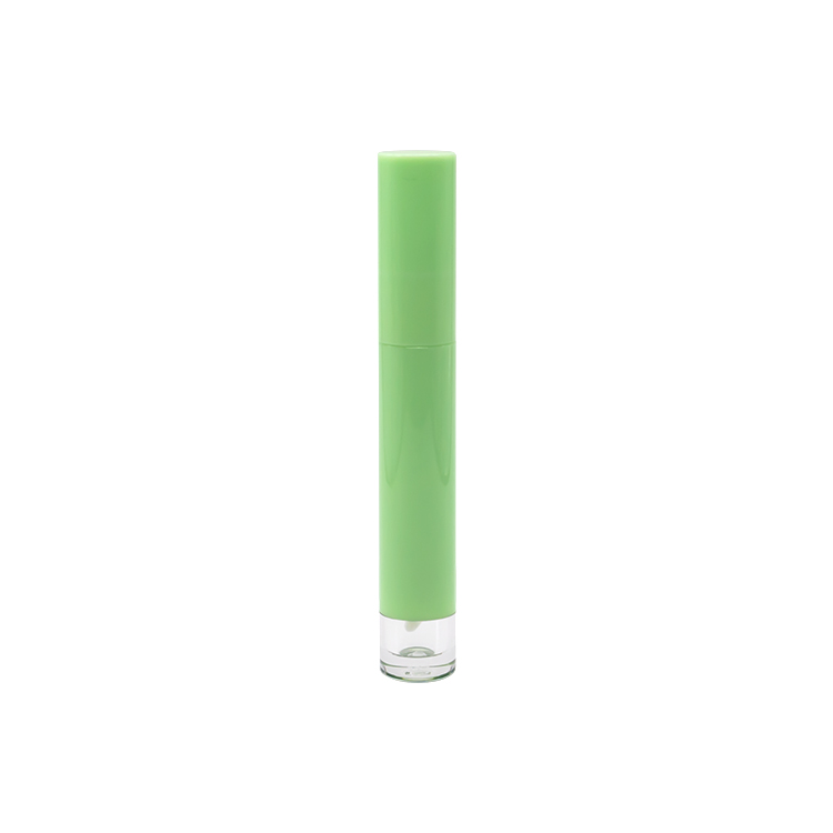 Tub prim de brillantor de llavis de 5 ml Contenidors de brillantor de llavis de colors personalitzats Envàs de forma cilíndrica Ampolla rodona de brillantor de llavis nu