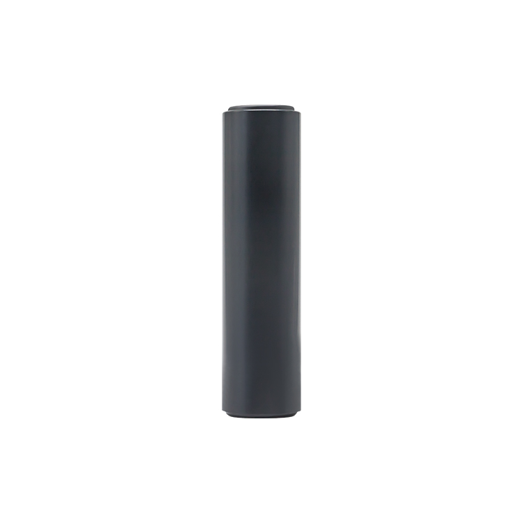 Pressione o tubo de batom de metal preto Múltiplas caixas de cosméticos foscas Embalagem Recipientes de batom