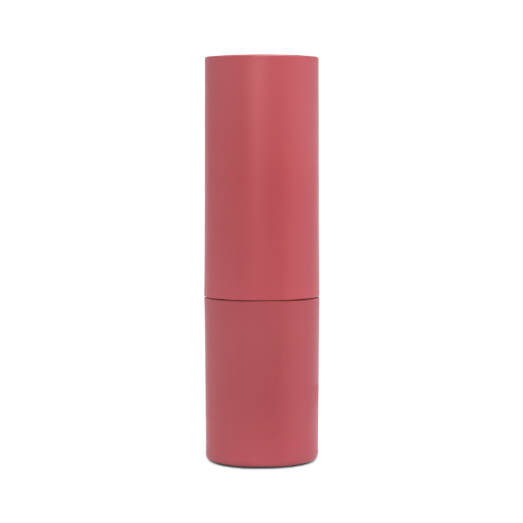 Tube de rouge à lèvres cylindrique rouge