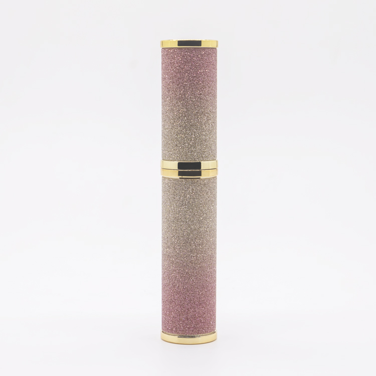 Tubo de brilho labial vazio de 5 ml em recipiente redondo lindo pacote de batom Roller Lip de cristal
