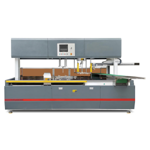 HTQF-1080CTR Pelado automático con máquina de corte de doble cabezal para cartón