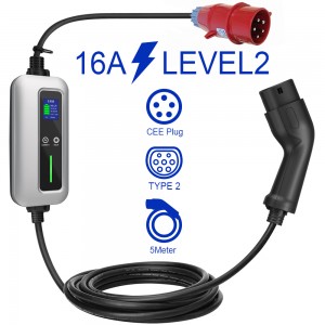 Car Charging 11KW EV Charger Electric Vehicle 3phase portable ev charger 16A para sa electric vehicle charging
