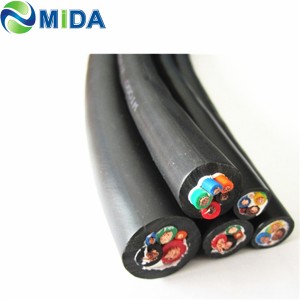 Cable de carga trifásico 63A 5*10mm2+2*0.5mm2 EV Cable de CA EV