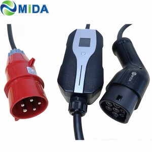 3Phase 400V 11KW 16A Type 2 EV Charger Cable Level 2 EV Charging for BMW 330E Electric Car
