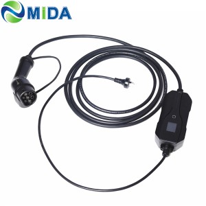 Китай Производство EV Зарядное устройство Тип 2 8A 10A 15A Портативное зарядное устройство для электромобилей EVSE AU NZ Plug