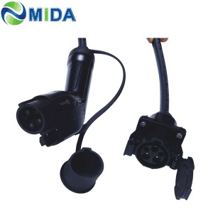32A Adapter 5M Nooca 1 ilaa Nooca 1 EV Socket EV Adapter Charging Cable for Electric Baabuurka