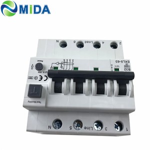 40A 63A Tipe A Stroombreker RCBO 4 Pool 30mA 50Hz B32 MCB