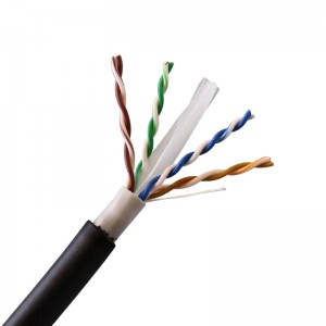 Çalt tizlikli açyk UTP Cat6a köpçülikleýin kabel