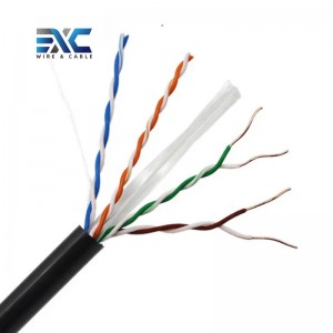 မြန်နှုန်းမြင့် Outdoor UTP Cat6 Bulk Cable
