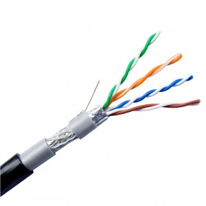 Wọ Resistant Ita gbangba FTP Cat5e Olopobobo Cable