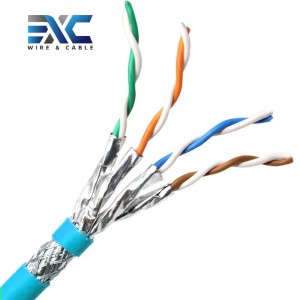 Didelės spartos Ethernet SFTP Cat8 masinis kabelis