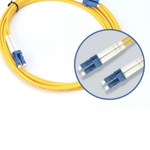 Cordó de connexió LC-LC de fibra òptica interior