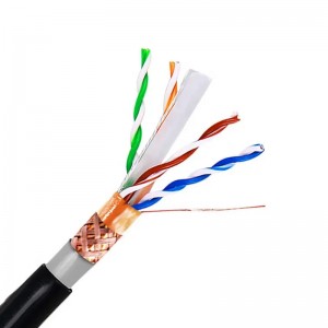 Kültéri dupla pajzsú SFTP Cat7 tömeges kábel