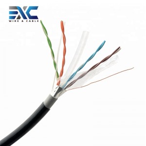 Stabil Transmissiya Xarici FTP Cat6 Toplu Kabel