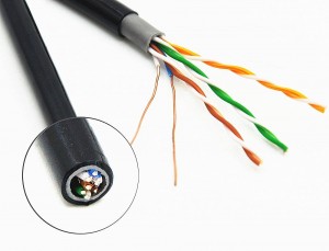 Waterdigte Buitelug UTP Cat5e grootmaat kabel