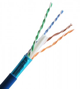 Одинарный экранированный оптоволоконный кабель FTP Cat6