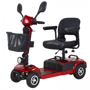 Scooters de mobilidade de 4 rodas portáteis e dobráveis ​​para adultos