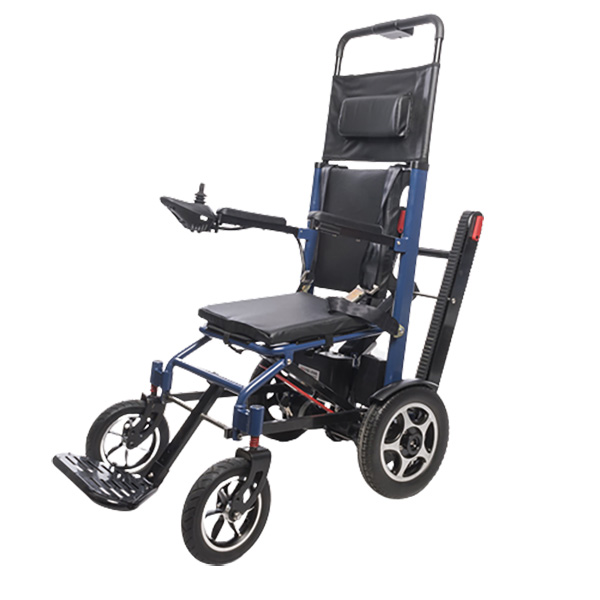 Tehdastukku Sähkökäyttöinen 24 V:n moottoroitu normaali portaiden kiipeilytuoli pyörätuoli iäkkäille vammaisille Esittelyssä kuva
