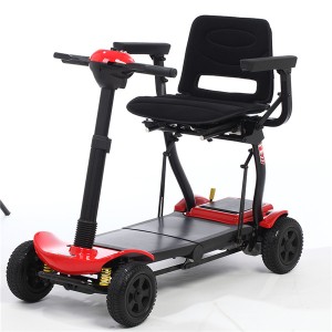 EXC-1003 Foldable Compact Elderly Travel Electric Mobility Scooter rau cov neeg laus thiab cov neeg xiam oob qhab