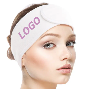 Còmhlan-cinn Spa Facial Make Up Wrap Head Terry Cloth Headband