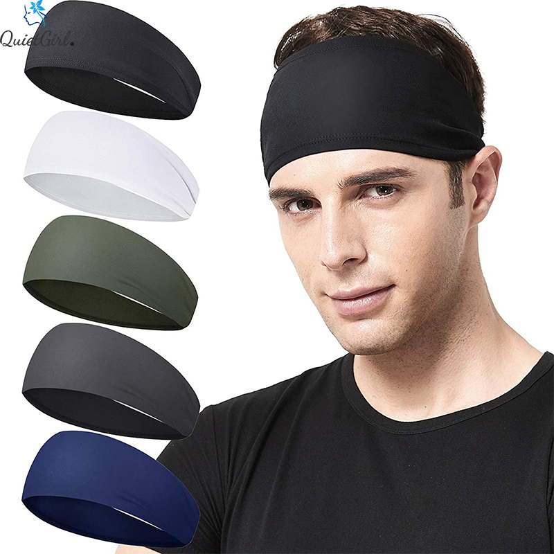 Mens Running Headband Sweatband Варзиш Сари банд Unisex Hairband