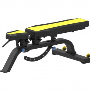 Multifunktionell Gym Bench Press Upassbar Bench