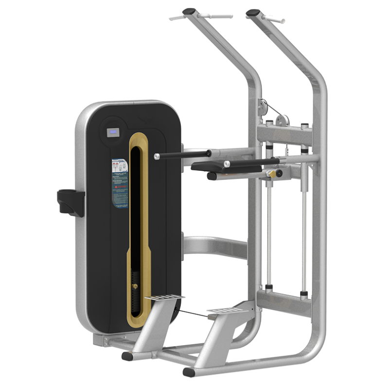 Večnamenska telovadnica za fitnes z navpičnim dvigom kolen Prikazana slika