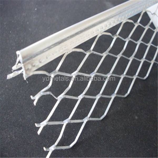 wall protection expanded stainless steel angle bead in round corner guard