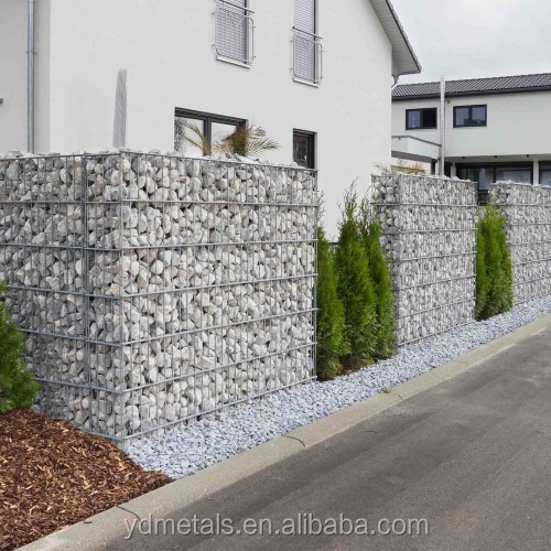decorative gabion wall design for garden