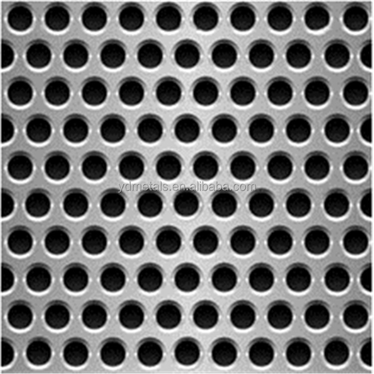 Round hole perforated metal wire mesh sheet