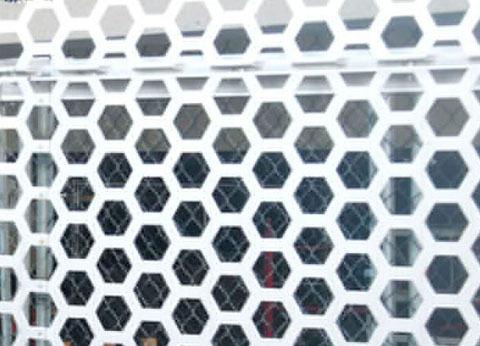 How will the Perforated Metal Panel change after spraying
