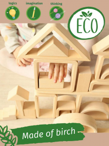 बच्चों के लिए पर्यावरण-अनुकूल रूसी शिल्पकार लकड़ी के शैक्षिक खिलौने