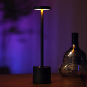 Vezeték nélküli asztali lámpa Újratölthető LED-es asztali lámpa éttermekhez bárokhoz hálószoba éjjeli lámpa