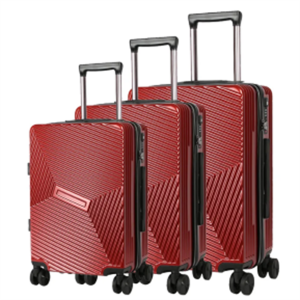 Set di valigie per valigie trolley da viaggio con etichetta personalizzata da 3 pezzi
