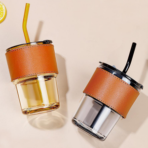I-bamboo glass straw cup