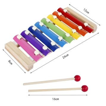 New Baby Kid Wisdom Musical Toys Ανάπτυξη ξυλόφωνου πιάνου Ξύλινο όργανο για παιδιά Εκπαιδευτικά δώρα