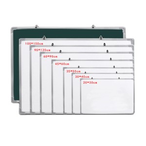 Bela tabla, tabla, viseča magnetna tabla za beležke Pisarna Zelena tabla Poučevanje doma Push Pull Flip Chart