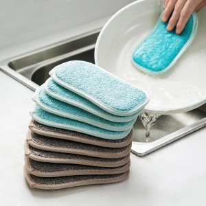 Naglilinis ng sponge na nagpupunas ng magic scrub bowl brush pot kitchen decontamination artifact scouring pad