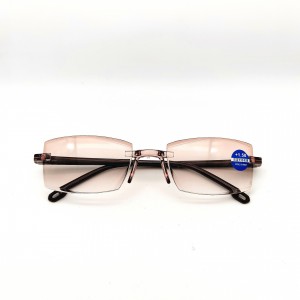 Kacamata Baca Paruh Baya dan Lanjut Usia Kacamata Baca Anti Cahaya Biru Kacamata Baca Multifungsi Zoom Cerdas