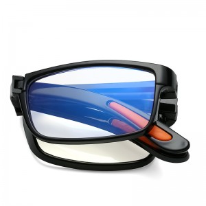 Kacamata maca setengah baya lan wong tuwa kacamata maca anti-cahaya biru zoom cerdas multi-fungsi kacamata maca